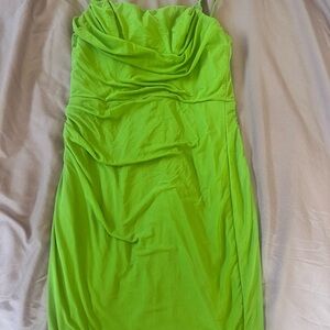 Elegant Lime Green Dress